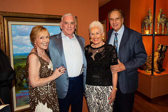 Laree Hulshoff and Ben Fischer with Barbara and Don Daseke
