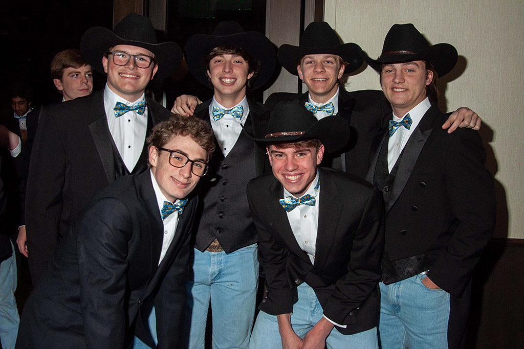 <strong>Back Row:</strong> Jack Cunningham, Beck Kibler, Braden Roever and Jack Tanner. <strong>Front Row:</strong> Justin Crump and Harris Hurley