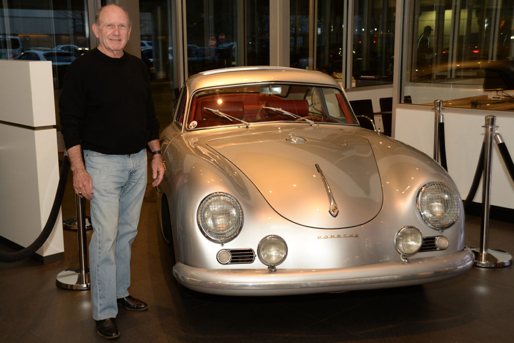 Jack Griffin with his 1955 Porsche Continental 356