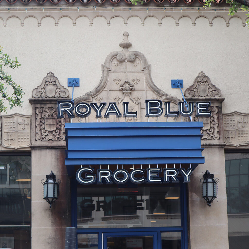 R - Royal Blue Grocery