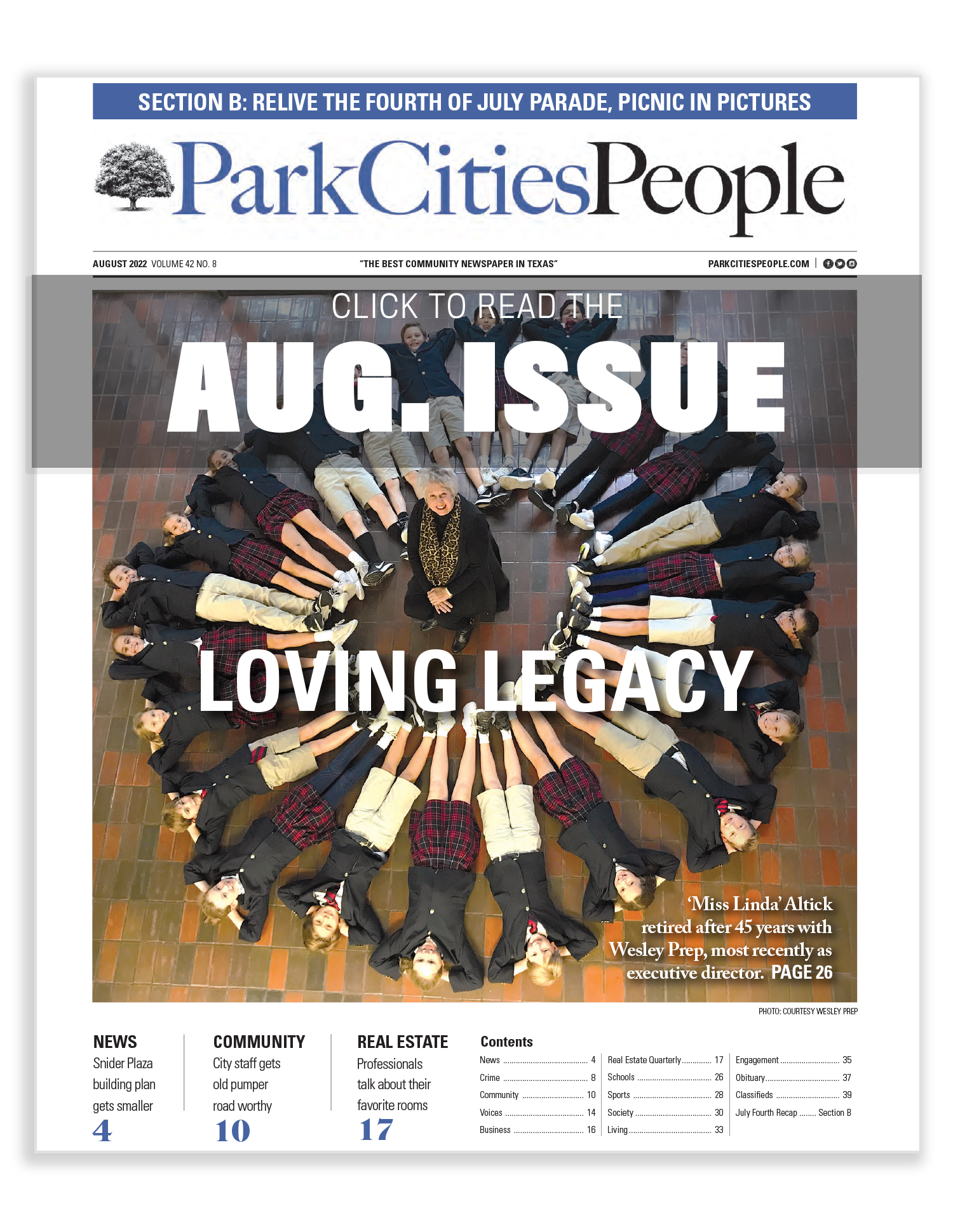 Park Cities People Issues | People Newspapers