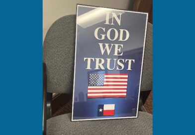 HPISD Receives ‘In God We Trust’ Posters