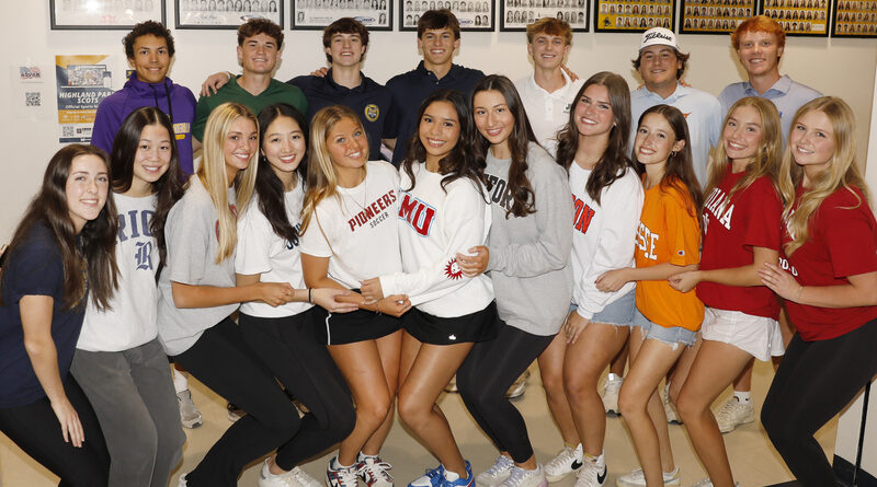 HP Seniors Honored at Signing Ceremony