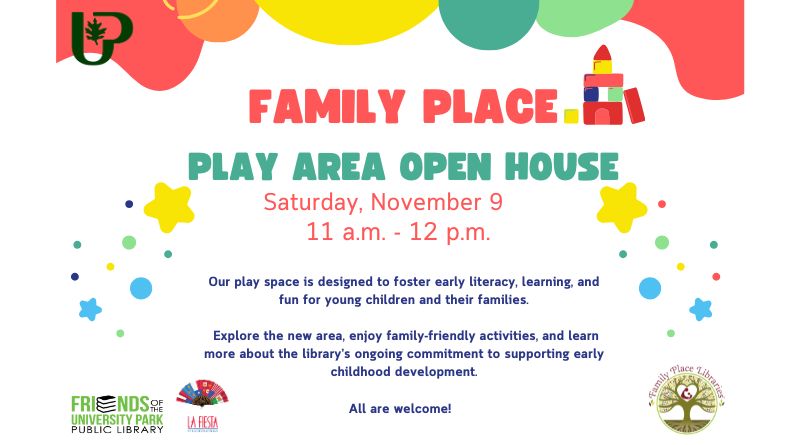 UP Public Library Opens Family Place Play Area